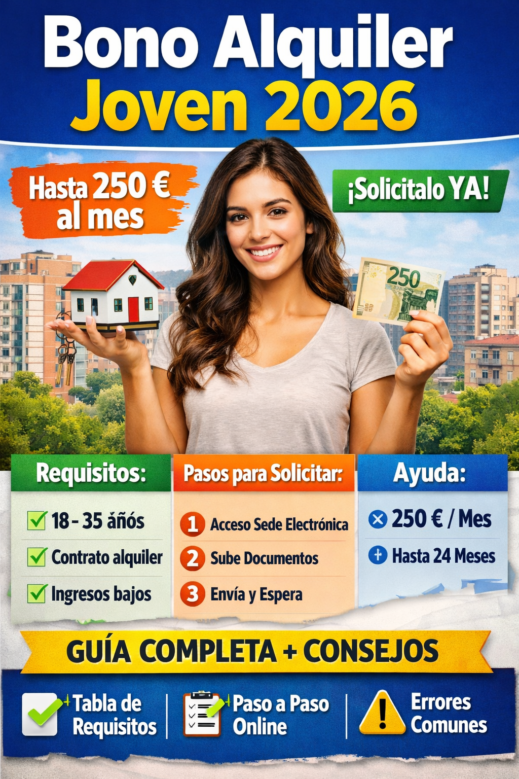 bono alquiler joven 2026 hasta 250 euros al mes