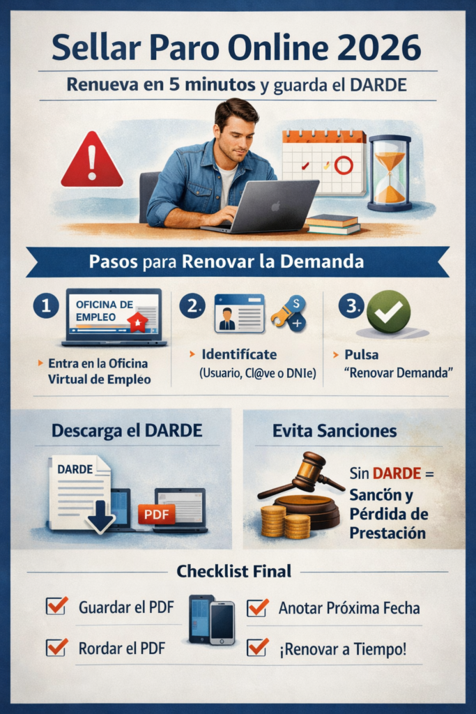 sellar paro online en 2026 paso a paso y cómo descargar el DARDE para evitar sanciones