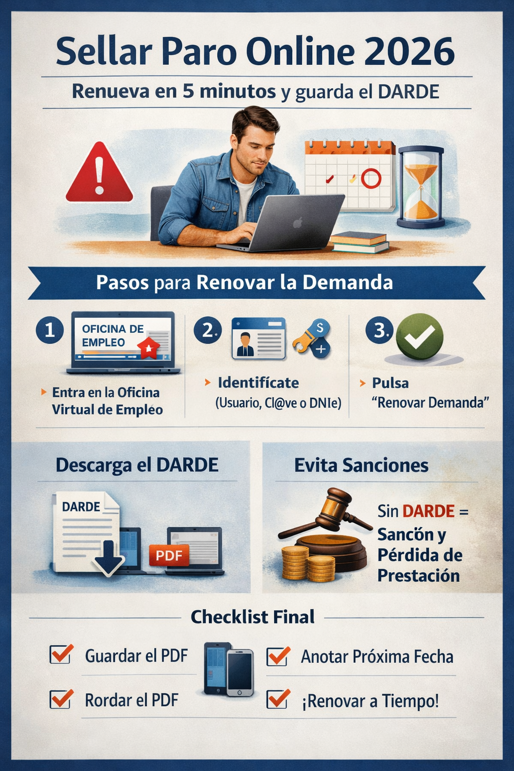 sellar paro online en 2026 paso a paso y cómo descargar el DARDE para evitar sanciones