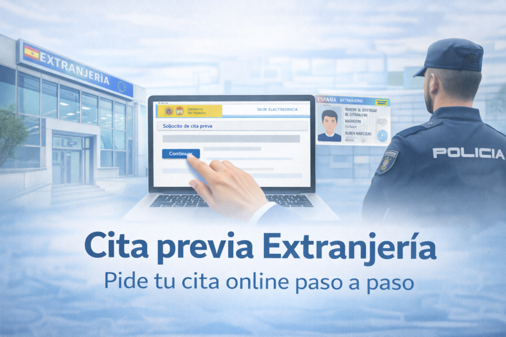 cita previa extranjería paso a paso para NIE y TIE en 2026