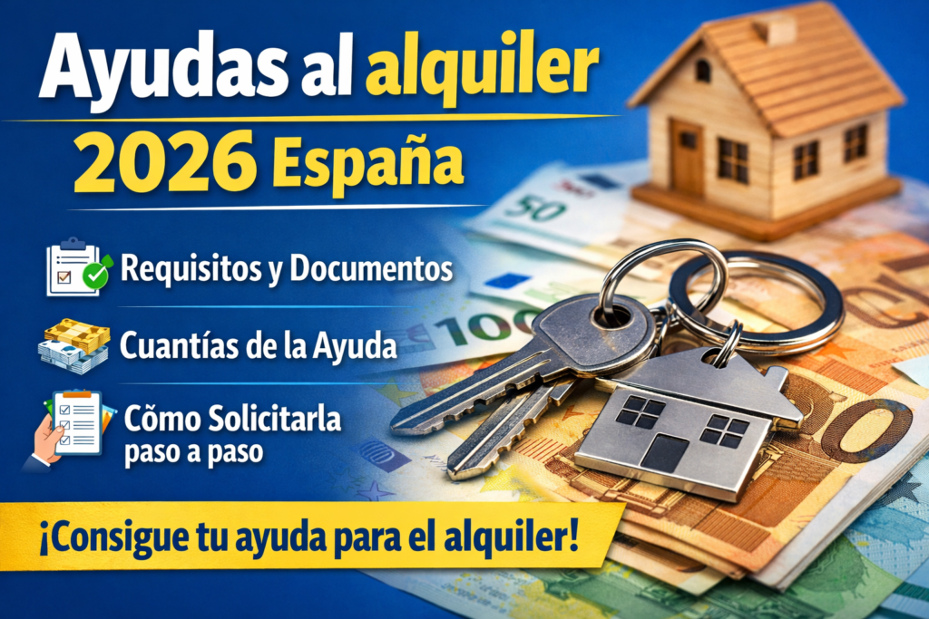 Ayudas al alquiler 2026 España: requisitos, cuantías y solicitud paso a paso