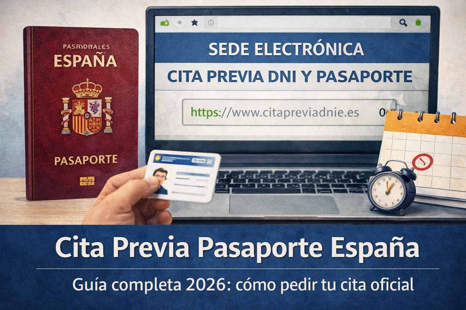 cita previa pasaporte España paso a paso en 2026 desde la sede electrónica oficial